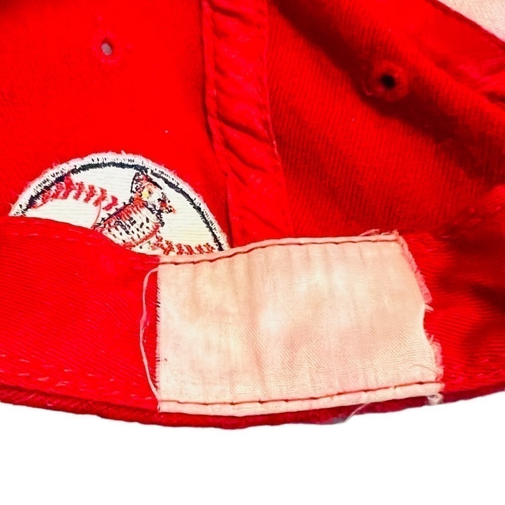 Vintage Made In USA St Louis Cardinals Wool Adjustable Baseball Cap OSFM - Picture 7 of 8